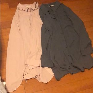 Grey/Blush Dress Shirts